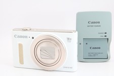  excellent Canon PowerShot SX610 HS Compact Digital Camera White 18x zoom Japan