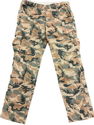 Levis Mens Cargo Pants W36 L34 Camo Multicolor Button Fly Military