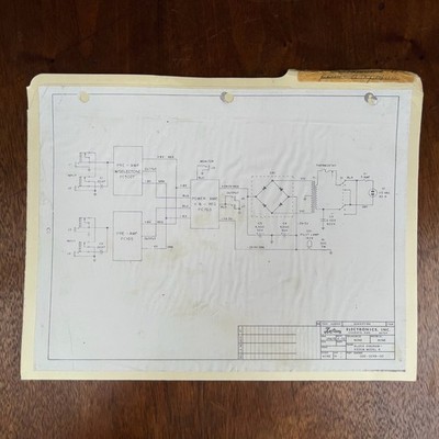 VINTAGE KUSTOM K-200B MODEL 6 BLOCK DIAGRAM