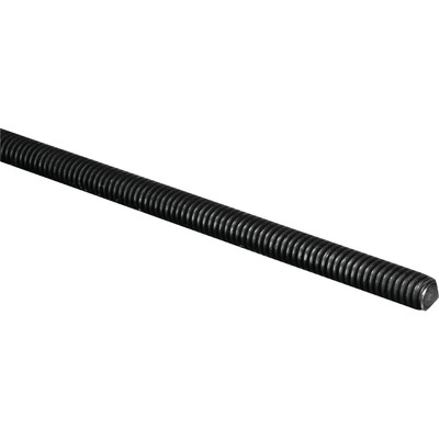 Hillman Steelworks 1/2 In. x 3 Ft. Hardened Steel Threaded Rod 11055 HILLMAN