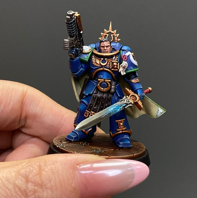 ウォーハンマー CAPTAIN URIEL VENTRIS Captain Uriel Ventris Warhammer 40k Space Marines Pro Painted