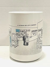 Herman Miller Company Mug Healthcare Solutions Lab Central Supply Pharmacy RARE!