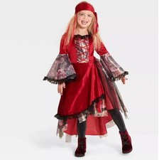 Girls Hyde  Eek Rose PIRATE Halloween Costume Size Sm Large Dress Buccaneer NWT