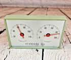 VTG Standard Oil American Oil Co Temperature Humidity Desk Gauge Weather Station