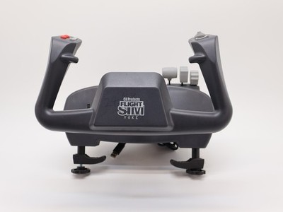 CH Products Flight Sim Yoke For PC Model# FSY211U, USB Connectivity, Plug & Play