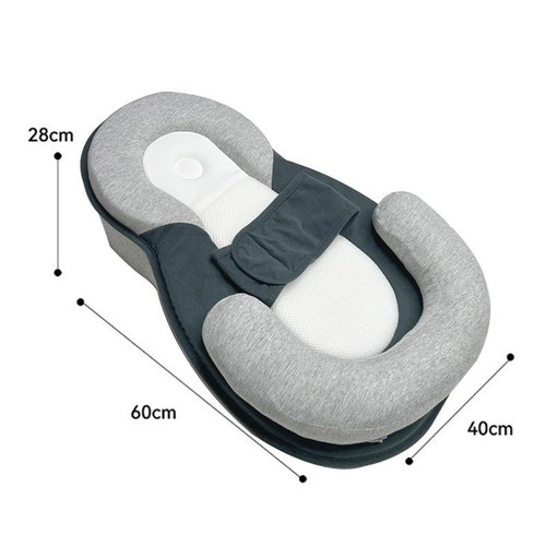 Bassinet Baby Snuggle Bed Adjustable Baby Wedge Lounger Anti Overflow Choking a - Imagen 3 de 12