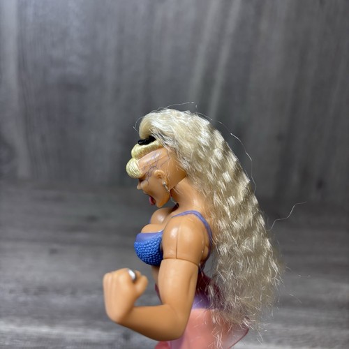 WWF Jakks Grudge Match Luna Vachon Figure Displayed Only WWE Female Wrestler - Bild 5 von 7