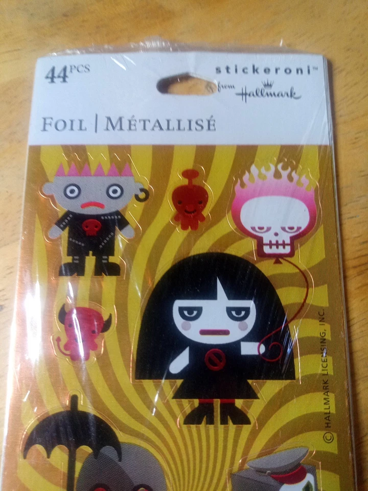 Pegatinas Hallmark Stickeroni Foil Halloween nuevas de stock Foto 2 de 4