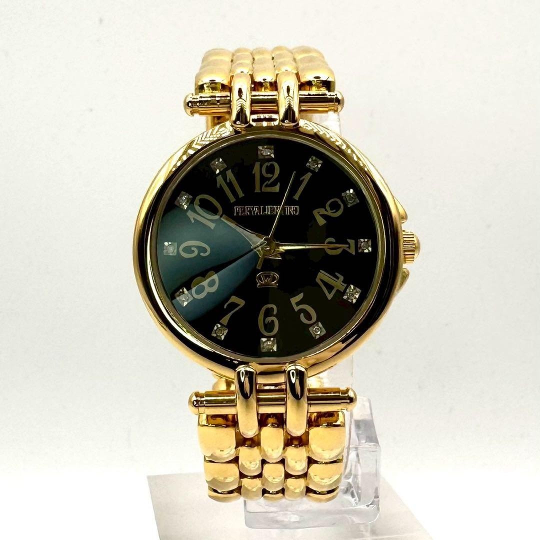 Valentino Women's Watch Natural Diamond 12P Diamond Black Dial Jewelry Used thumbnail 5