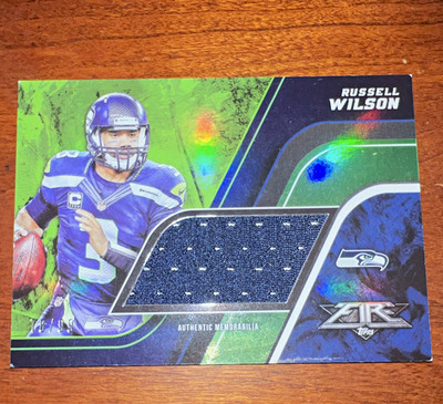 Topps 2015 Fire Jumbo Relics Russell Wilson Seahawks Jumbo Relic #FJR-RW 78/99