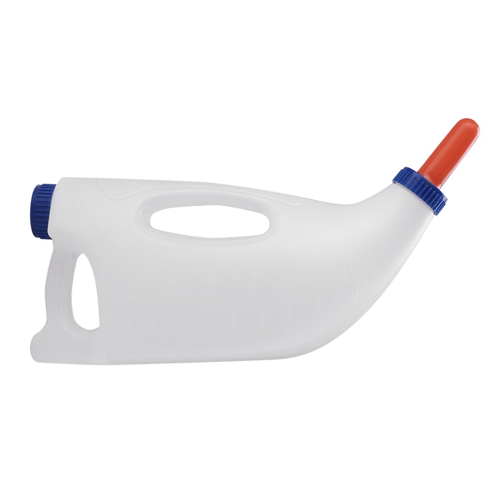 4L Calf Feeding Milk Bottle Durable Easy To Feed For Calves White