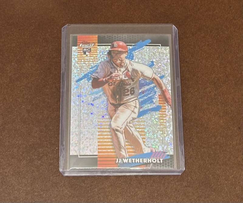 JJ Wetherholt Topps Finest Uncommon Mini Diamond 127