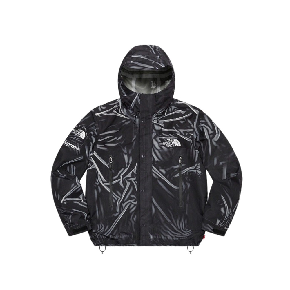 Supreme x The North Face Trompe L’Oeil Printed Taped Seam Shell Jacket Black
