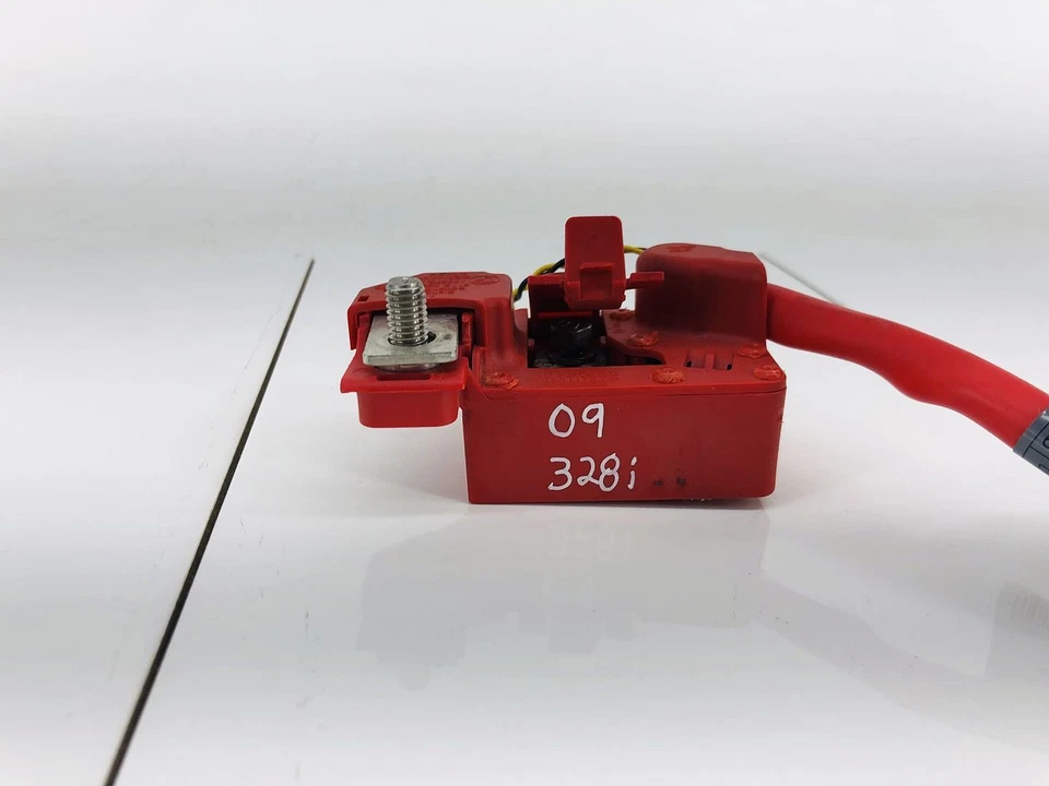 07-13 BMW 328I E90 3.0L L6 MOTOR DE GAS BATERÍA POSITIVA CABLE TERMINAL OEM Foto 2 de 4