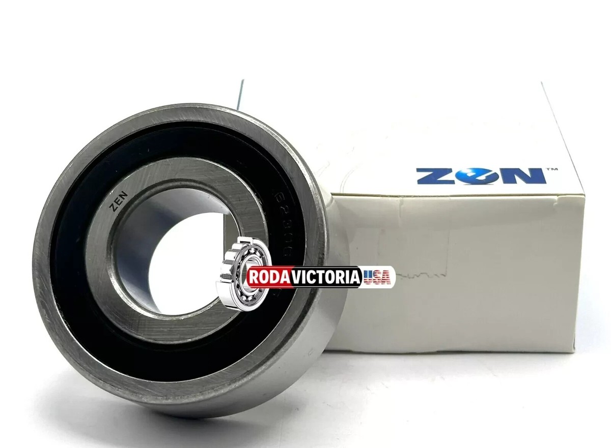 ZEN 62306 2RS Deep Groove Ball Bearing, Rubber Sealed 30x72x27 mm