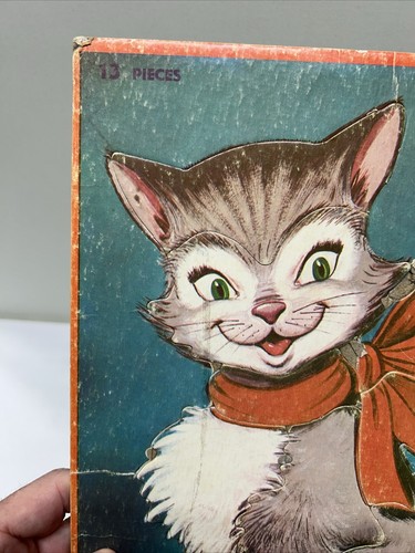 Lote de 2 rompecabezas de bandeja de aprendizaje y llave Milton Bradley vintage - 1955 y 1957 - Imagen 10 de 15