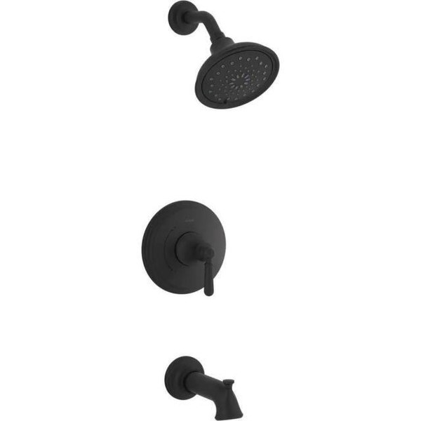 Kohler Capilano Rite-Temp Bath and Shower Trim Set - Matte Black 