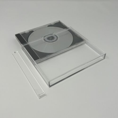 Acrylic Game Case Fits: PS1 Playstation 1 PC Jewel CD Dreamcast Clear Display - Picture 3 of 8