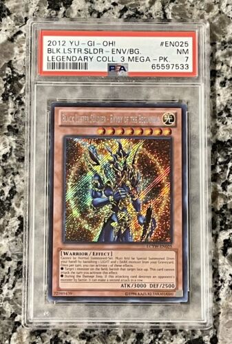 PSA 7 Black Luster Soldier Envoy of the Beginning Secret 1st Edition LCYW-EN025 - Picture 1 of 2