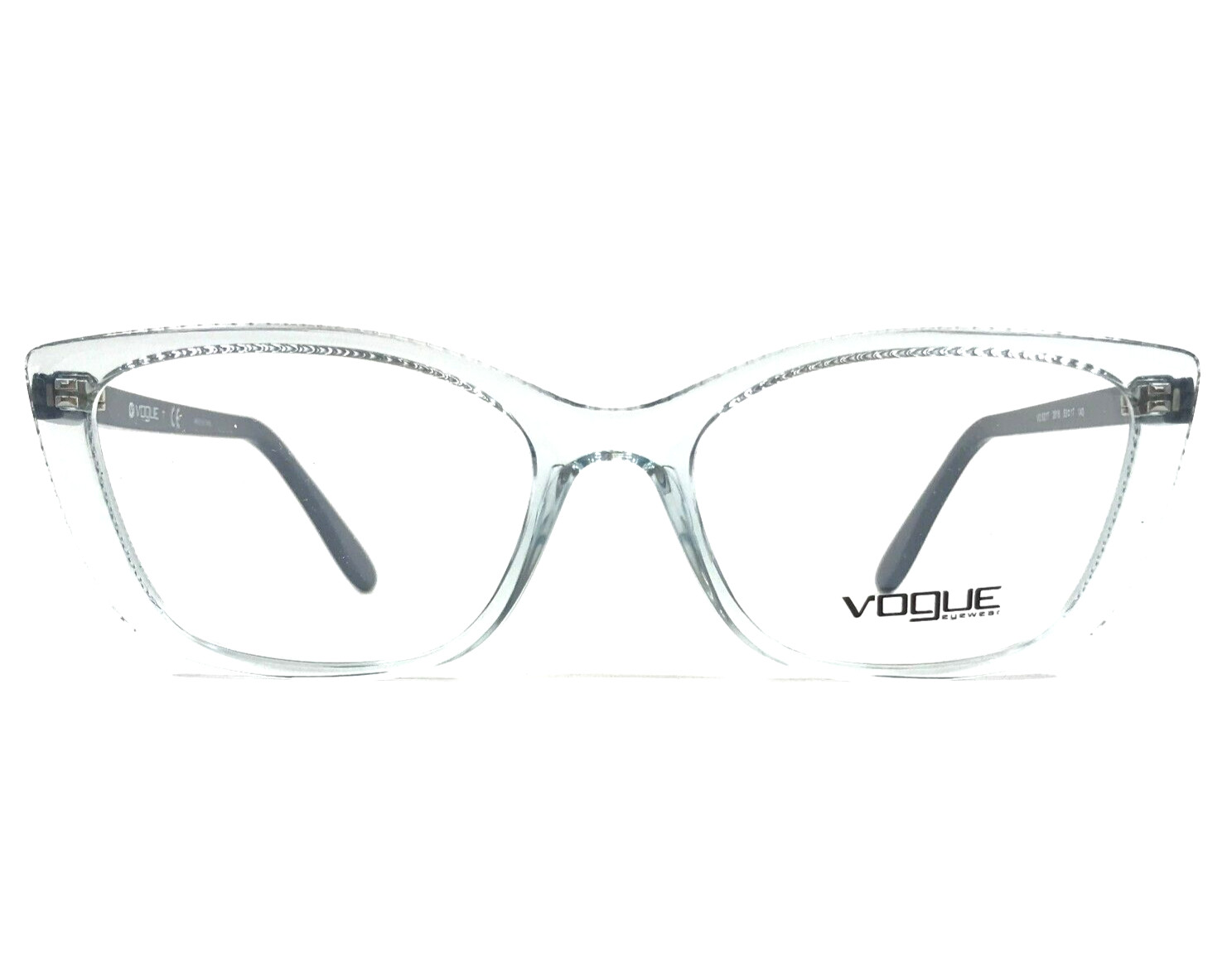 Оправа для очков Vogue VO5217 2616 Прозрачная лазурная оправа для кошачьих глаз с полной оправой 53-17-140