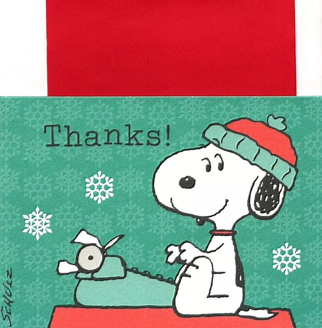 Peanuts® Snoopy & Woodstock Thank You Card