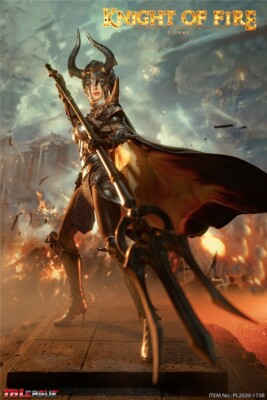 1/6 TBLeague PL2020-173B Knight of Fire - Silver Action Figure In