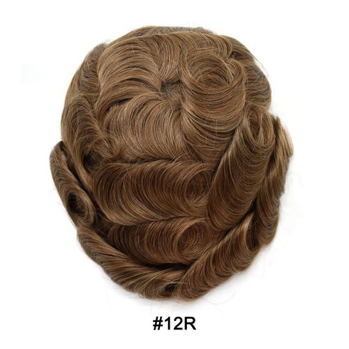 Super Thin Skin 0.04mm Toupee Wigs Ultra Thin Skin Men Hair Replacement System - Picture 26 of 91