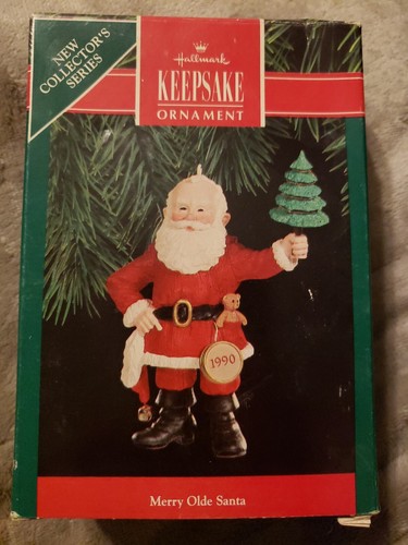 Hallmark Andenken Ornament Merry Olde Santa 10th Final in Series Santa 1999 NOS - Bild 1 von 3