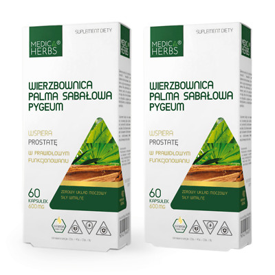 Weidenröschen Saw Palmetto Pygeum - 120 Kapseln Komplex - Medica Herbs