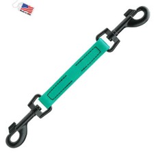 Dog Pet Prong Collar Safety Backup Clip W 1/2" x L 6" Teal
