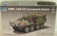 Trumpeter #07270 USMC LAV-C2 (Command & Control) Vehicle 1:72 Scale Open Box-NOS