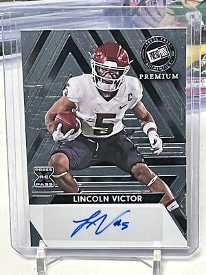 2024 LEAF PRESS PASS PREMIUM LINCOLN VICTOR SILVER AUTO #BA-JP1 /99