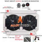<!--F#f_0-->3 Row Aluminium Radiator Shroud Fan For Holden LC LJ LH LX Torana Chevy 6Cyl MT<!--F/-->