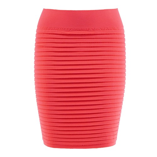 Sexy Elegant Damenrock Rock in vielen Farben Gerippt Stretch Ringel S/M und L/XL - Bild 2 von 8