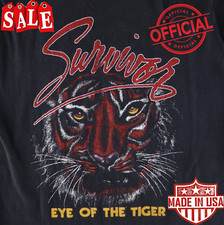 Vintage 1982 Survivor Eye Of The Tiger Tour T-Shirt S-2345XL GF9087