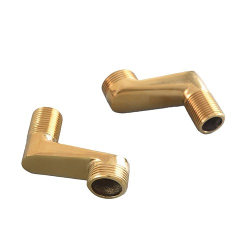 Grifo de bañera con garra de latón dorado distancia ajustable brazos oscilantes Qba179 - Imagen 7 de 7