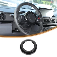 ABS Glossy Black Car Steering Wheel Horn Ring Trim For Ineos Grenadier 2020-2025