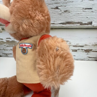 Vintage Worlds of Wonder Teddy Ruxpin Plush 1985, 1988 14” Non