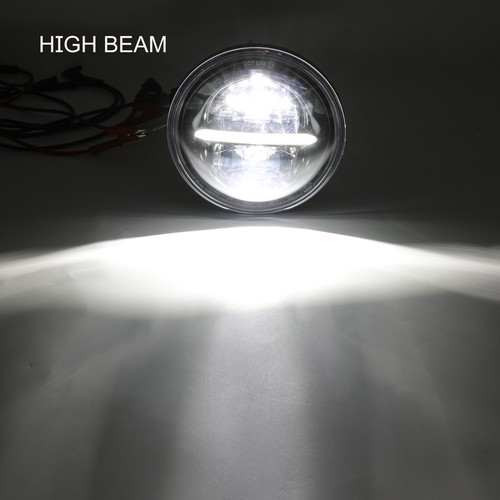 5.75" LED Headlight Projector Hi/Lo DRL For Harley Davidson Dyna Streetbob FXDB - Foto 4 di 16