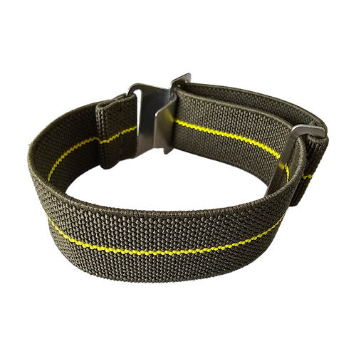 Premium Elastic Nylon French Marine Nationale Watch Strap Military Band 20 22 mm - Picture 40 of 131