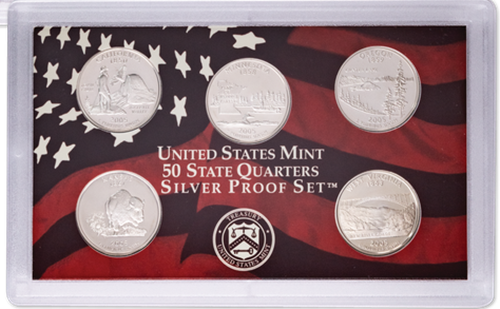 2005 S Silver State Quarter Proof Set No Box/COA No reserve