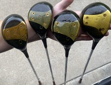 RARE MacGregor Tourney Model Tommy Armour Persimmon 1 2 3 4 Wood Set RH 4375