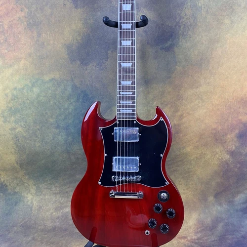 Rosewood Fingerboard Transparent Burgundy SG Electric Guitar Ships from USA