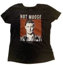Supernatural Women's/Junior Graphic Licensed T-Shirt "Not Moose"