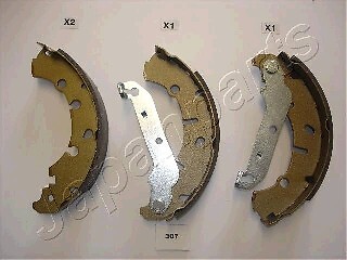 GF-307AF JAPANPARTS Kit ganasce freno per MAZDA