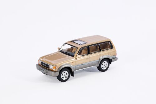 Masdi 1:64 Gold Land Cruiser LC80 1994 modellino fuoristrada vintage auto metallo pressofuso - Foto 7 di 15