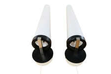 Wand Leuchten Paar Zugschalter Glas Pylonen L...
