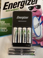 Energizer Recharge Plus USB Charging Port with 4 AA and 4 AAA Batteries