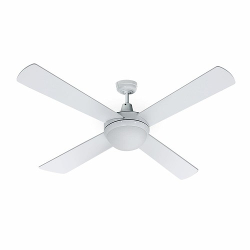 Devanti 52 inch (1300mm) White Ceiling Fan with Light and Remote Control White - Picture 2 of 11