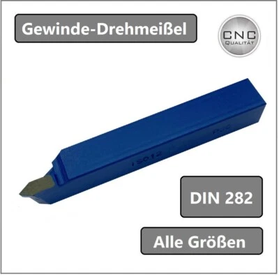 CNC QUALITÄT Gewinde Drehmeißel 60° Schaft 10x10 bis 20x20 mm DIN 282